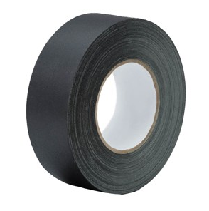 black electrical tape on white background